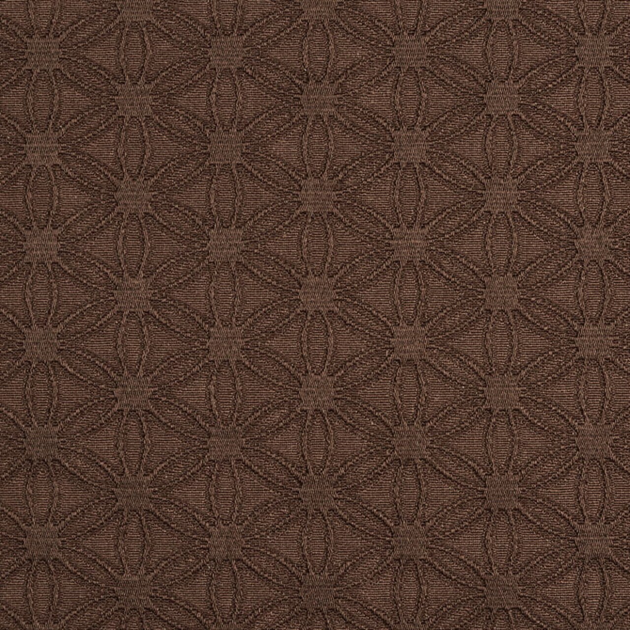 Cocoa Charm - Brown Abstract Geometric Upholstery Fabric 54 Inches"